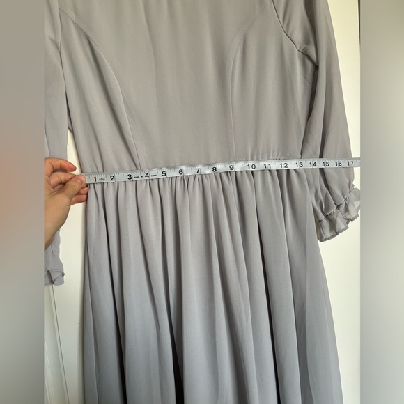 Roolee Light gray/blue-ish knee length dress - Picture 9 of 11